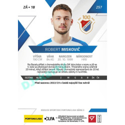 2022/23 Sportzoo Fortuna Liga 2. série #257 Robert Misković