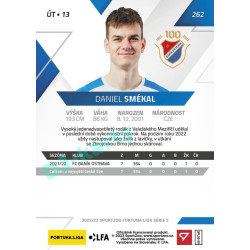 2022/23 Sportzoo Fortuna Liga 2. série #262 Daniel Smékal