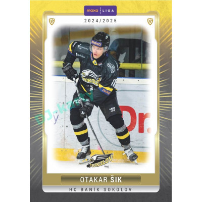 2024/25 Goal Cards Maxa liga 1. série #SOK-12 Otakar Šik Parallel 1of15