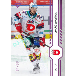 2024/25 Sportzoo ELH 1. serie #022 Tomáš Dvořák Purple Iceberg xx/60
