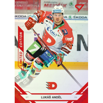 2021/22 Sportzoo TIPSPORT ELH 2. série #310 Lukáš Anděl Red xx/49