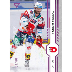 2024/25 Sportzoo ELH 1. serie #030 Robert Kousal Purple Iceberg xx/60