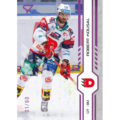 2024/25 Sportzoo ELH 1. serie #030 Robert Kousal Purple Iceberg xx/60
