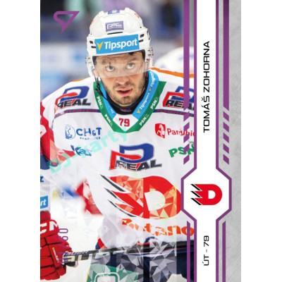 2024/25 Sportzoo ELH 1. serie #036 Tomáš Zohorna Purple Iceberg xx/60