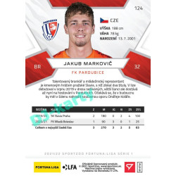 2021/22 Sportzoo Fortuna Liga Jakub Markovič #124