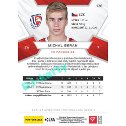 2021/22 Sportzoo Fortuna Liga Michal Beran #128
