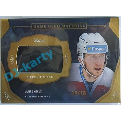 2020/21 OFS 1.série Juraj Mikuš #GUM-JMI 49/70 Game Used Material