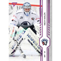 2024/25 Sportzoo ELH 1. serie #200 Nick Malík Purple Iceberg xx/60