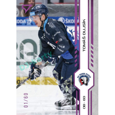2024/25 Sportzoo ELH 1. serie #201 Tomáš Dujsík Purple Iceberg xx/60