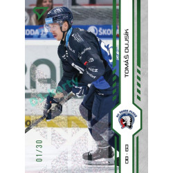 2024/25 Sportzoo ELH 1. serie #201 Tomáš Dujsík Green Glitter xx/30
