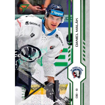2024/25 Sportzoo ELH 1. serie #203 Daniel Malák Green Glitter xx/30