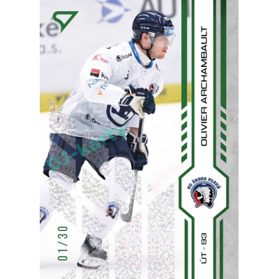 2024/25 Sportzoo ELH 1. serie #208 Olivier Archambault Green Glitter xx/30