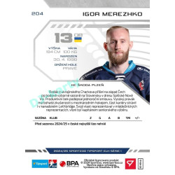 2024/25 Sportzoo ELH 1. serie #204 Igor Merezhko