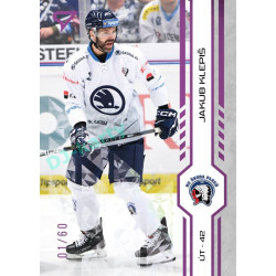 2024/25 Sportzoo ELH 1. serie #211 Jakub Klepiš Purple Iceberg xx/60