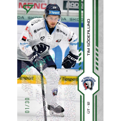 2024/25 Sportzoo ELH 1. serie #216 Tim Söderlund Green Glitter xx/30