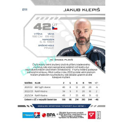 2024/25 Sportzoo ELH 1. serie #211 Jakub Klepiš