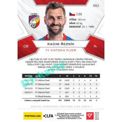 2021/22 Sportzoo Fortuna Liga Radim Řezník #92