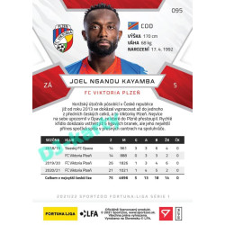 2021/22 Sportzoo Fortuna Liga Joel Ngandu Kayamba #95