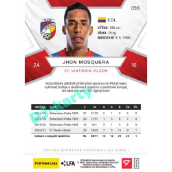 2021/22 Sportzoo Fortuna Liga Jhon Mosquera #96