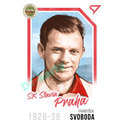 2023 Sportzoo Dekády fotbalové ligy #P-002 František Svoboda Portrét