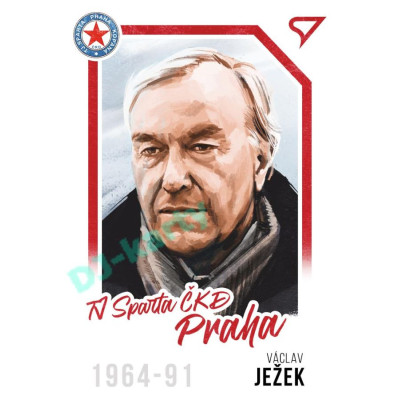 2023 Sportzoo Dekády fotbalové ligy #P-003 Václav Ježek Portrét