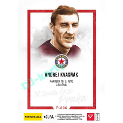 2023 Sportzoo Dekády fotbalové ligy #P-006 Andrej Kvašňák Portrét