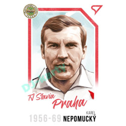 2023 Sportzoo Dekády fotbalové ligy #P-008 Karel Nepomucký Portrét
