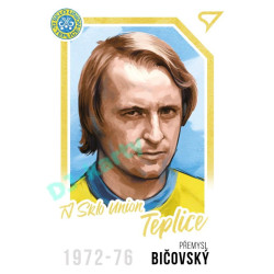 2023 Sportzoo Dekády fotbalové ligy #P-013 Přemysl Bičovský Portrét