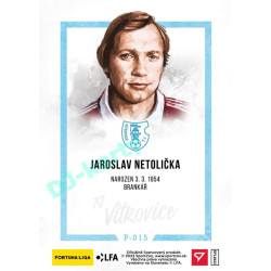 2023 Sportzoo Dekády fotbalové ligy #P-015 Jaroslav Netolička Portrét