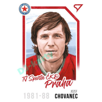 2023 Sportzoo Dekády fotbalové ligy #P-016 Josef Chovanec Portrét