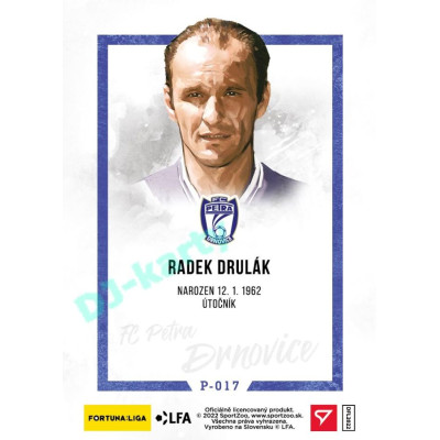 2023 Sportzoo Dekády fotbalové ligy #P-017 Radek Drulák Portrét