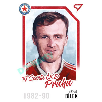 2023 Sportzoo Dekády fotbalové ligy #P-018 Michal Bílek Portrét