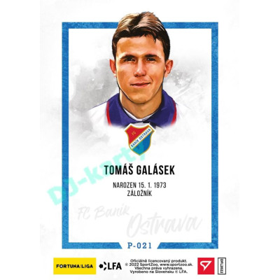 2023 Sportzoo Dekády fotbalové ligy #P-021 Tomáš Galásek Portrét