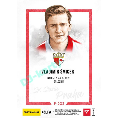 2023 Sportzoo Dekády fotbalové ligy #P-022 Vladimír Šmicer Portrét