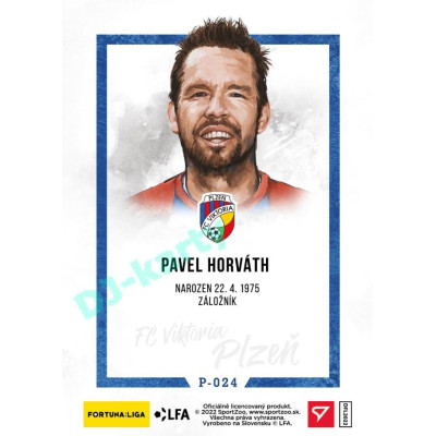 2023 Sportzoo Dekády fotbalové ligy #P-024 Pavel Horváth Portrét