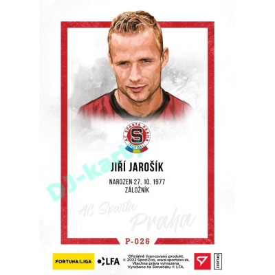 2023 Sportzoo Dekády fotbalové ligy #P-026 Jiří Jarošík Portrét