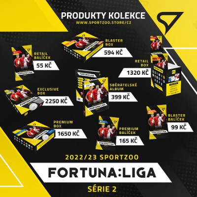 2022/23 Sportzoo Fortuna Liga 2. série Retail Box