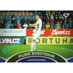 2021/22 Sportzoo Fortuna Liga 2. série #PE-01 Lukáš Sadílek PURE EMOTIONS