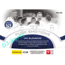 2021/22 Sportzoo Fortuna Liga 2. série #PE-02 1.FC Slovácko PURE EMOTIONS