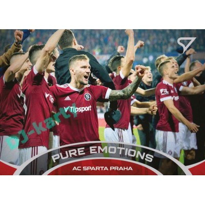 2021/22 Sportzoo Fortuna Liga 2. série #PE-03 AC Sparta Praha PURE EMOTIONS