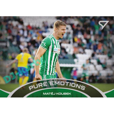 2021/22 Sportzoo Fortuna Liga 2. série #PE-05 Matěj Koubek PURE EMOTIONS
