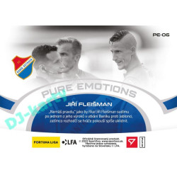 2021/22 Sportzoo Fortuna Liga 2. série #PE-06 Jiří Fleišman PURE EMOTIONS