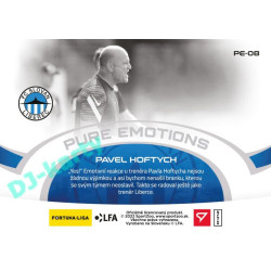 2021/22 Sportzoo Fortuna Liga 2. série #PE-08 Pavel Hoftych PURE EMOTIONS