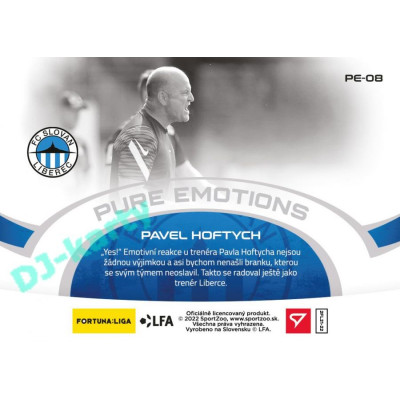2021/22 Sportzoo Fortuna Liga 2. série #PE-08 Pavel Hoftych PURE EMOTIONS