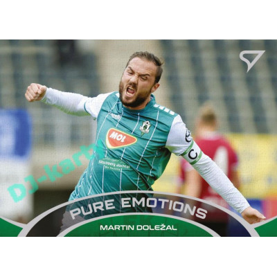 2021/22 Sportzoo Fortuna Liga 2. série #PE-10 Martin Doležal PURE EMOTIONS