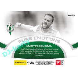 2021/22 Sportzoo Fortuna Liga 2. série #PE-10 Martin Doležal PURE EMOTIONS