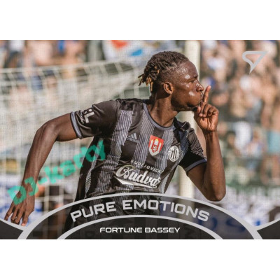 2021/22 Sportzoo Fortuna Liga 2. série #PE-14 Fortune Bassey PURE EMOTIONS