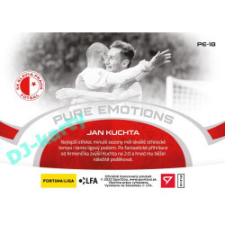 2021/22 Sportzoo Fortuna Liga 2. série #PE-18 Jan Kuchta PURE EMOTIONS