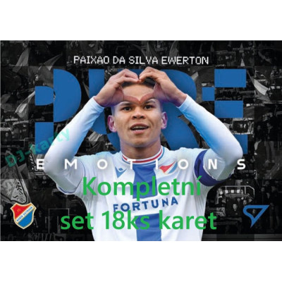 2024/25 Sportzoo Chance Liga 2. série kompletní set 18ks Pure Emotions - 3D