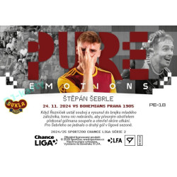 2024/25 Sportzoo Chance Liga 2. série #PE-18 Štěpán Šebrle Pure Emotions - 3D